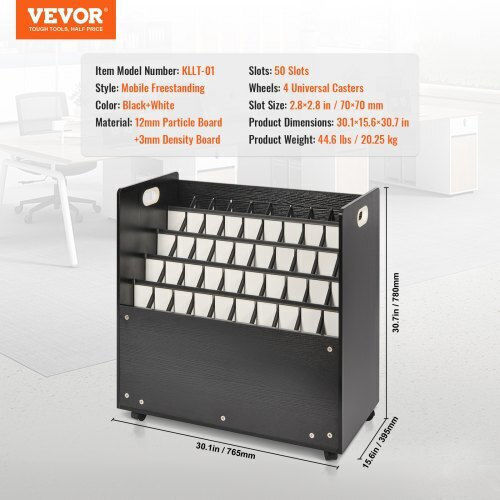 Κινητή Ξύλινη Θήκη Σχεδίων Vevor 50 Θέσεις Αποθήκευση Σχεδίων Ltjmz50clds04044dv0