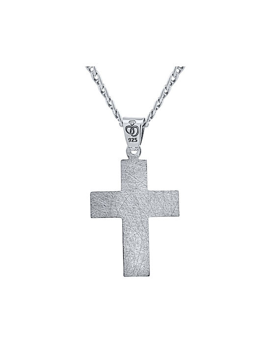 Verorama Women's Cross from Silver with Chain