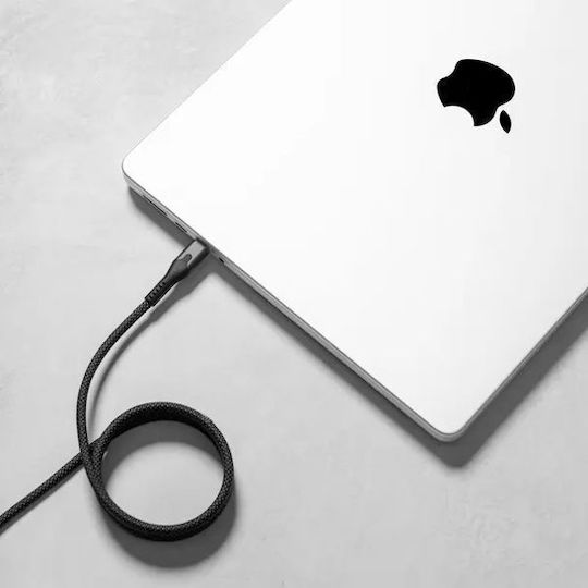 Statik MagStack Pro Magnetic Braided USB 2.0 Cable USB-C Male - USB-C 100W PD Black 2m PUP-0550-6FT-CC