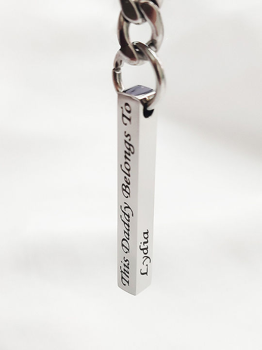 Theodora's Jewellery Μπρελόκ Μεταλλικό Γκρι