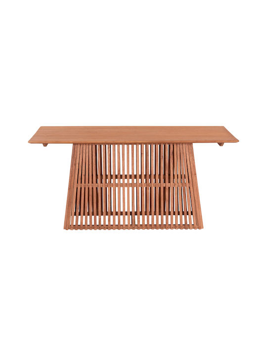 Frantz Table Dining Room from Solid Wood Brown 160x79.5x76.5cm