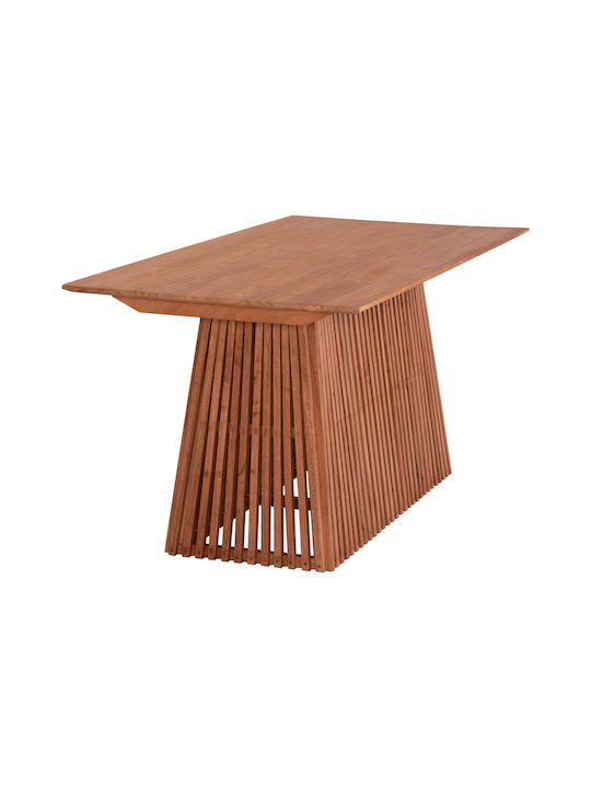 Frantz Table Dining Room from Solid Wood Brown 160x79.5x76.5cm
