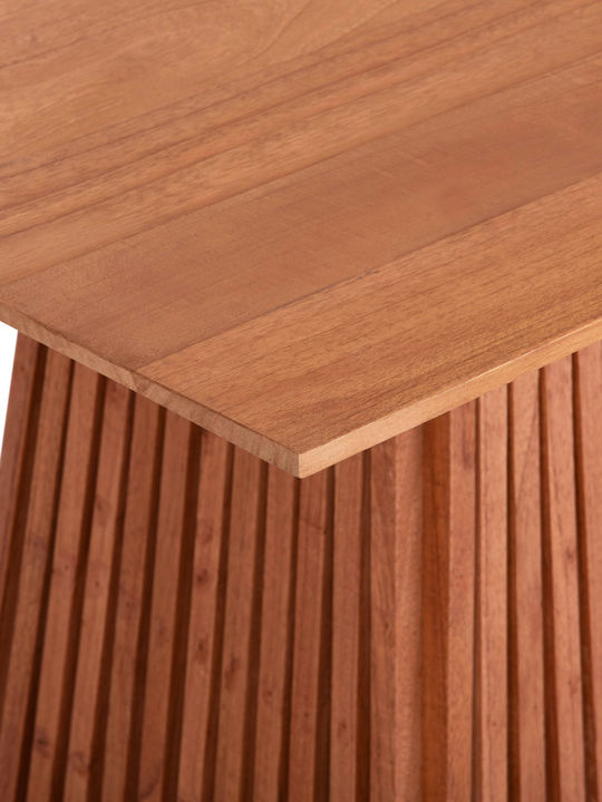 Frantz Table Dining Room from Solid Wood Brown 160x79.5x76.5cm