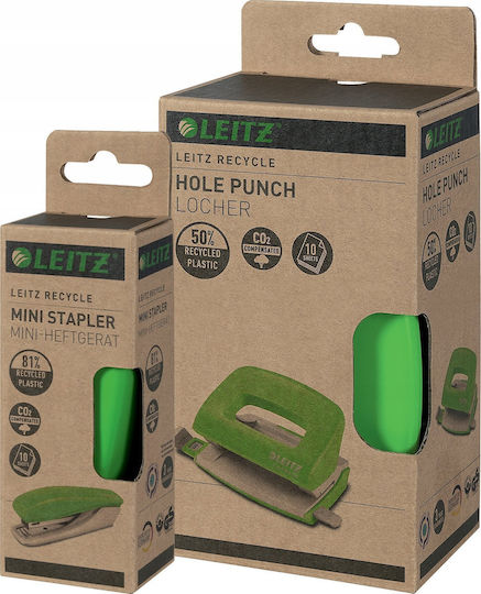 Leitz Mini Nexxt Recycle 10k Stapler Green 13274270 4002432135417