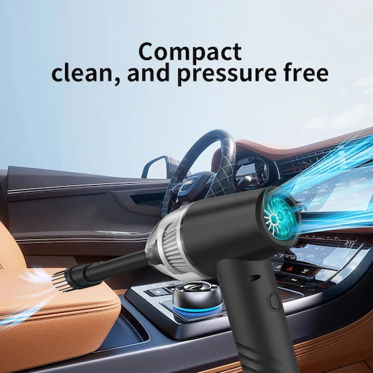 Kinzir 2 in 1 Handheld Vacuum & Air Duster Vc43 70w 6000mah Black – Knz-vc43