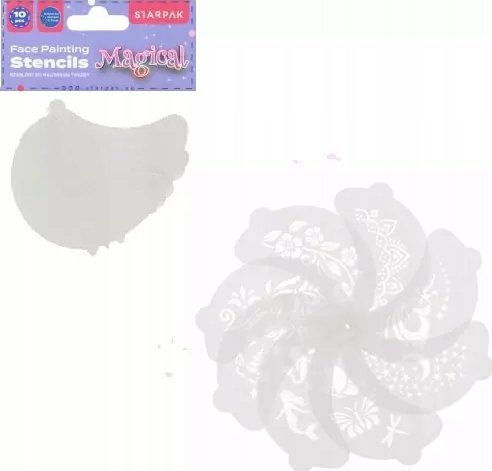 Șablon de Vopsea pentru Față Starpak 10 bucăți Magic Stk 24/144pg 14186875 5905523679571