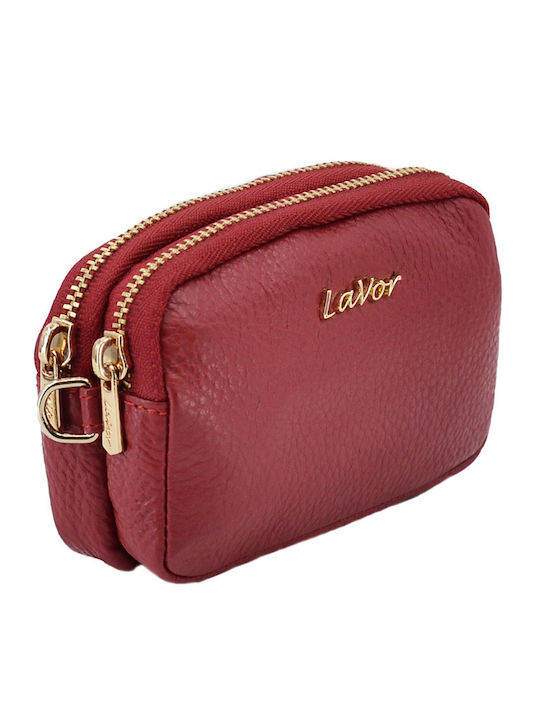 Leather Women's Wallet Classic Red