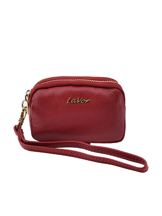 Leather Women's Wallet Classic Red