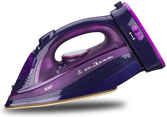 Raf Dampfbügeleisen 2400W mit Antihaftsohle Purple