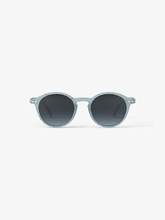 Izipizi Sun D Artefact Sunglasses with Blue Plastic Frame and Gray Gradient Lens IZ24SDWADE