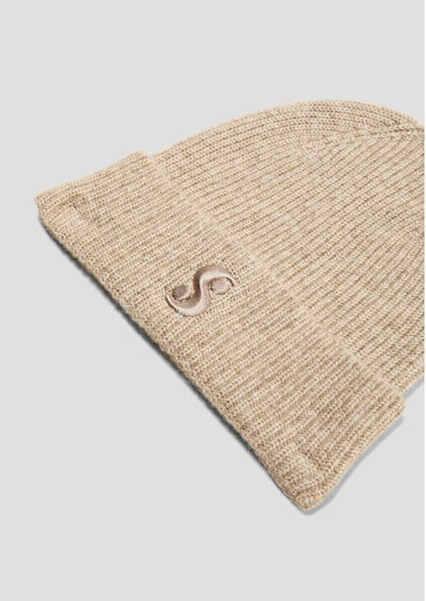 Beanie Unisex Căciulă Tricotat în culoarea Bej