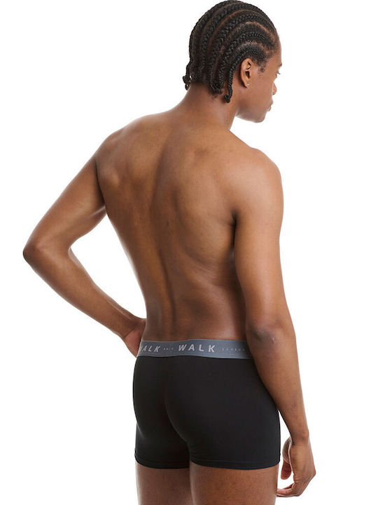Men's Boxers Black/GreyBlue Band 2Pack