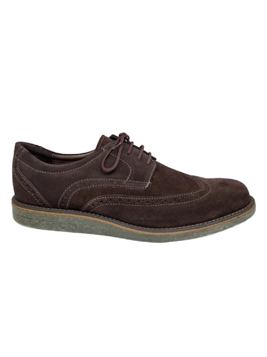 Gallen Men's Leather Oxfords Brown