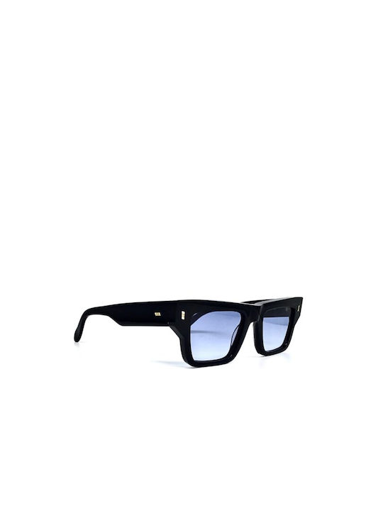 Gast Luce Sunglasses with Black Plastic Frame and Blue Gradient Lens UC04