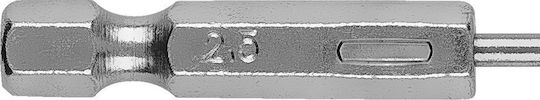 Graphite Set of 2 Drills with Hexagonal Shank for Metal