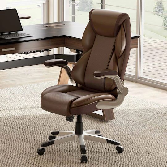 Eureka Ergonomic ERK-OC11-BR Scaun De Birou Cu Înclinare Și Brațe Reglabile Maro
