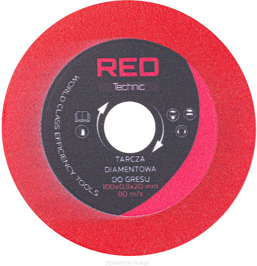 Diamond Cutting Disc Ceramic Tiles 100 Mm Red Technic Rtpdg0009-ta09