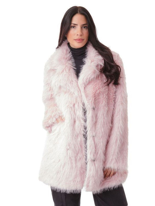 Silia D Women's Short Fur Pink