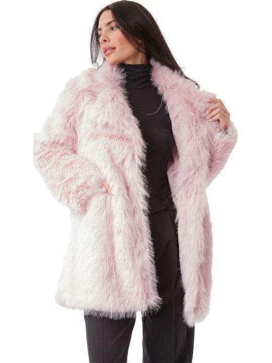 Frauen Pelz Rosa