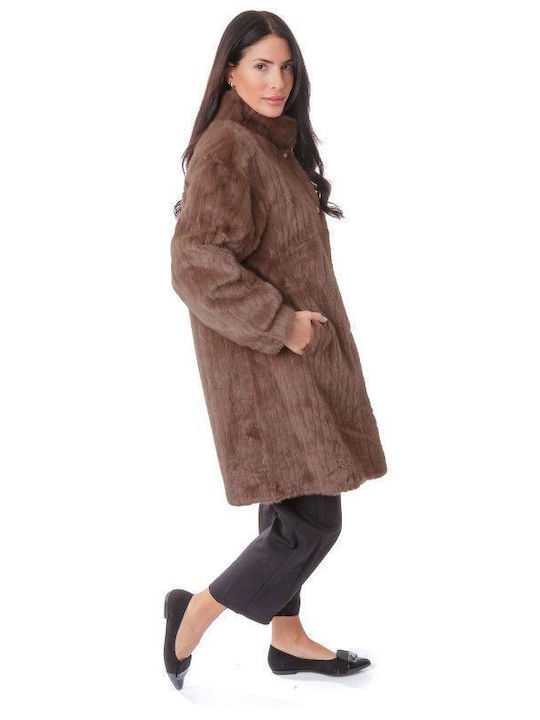 Women's Short Fur Brown