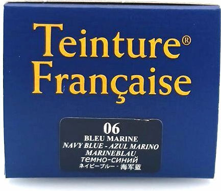 Saphir Teinture Francaise 50 мл Тъмносиньо 06 Перманентна боя за обувки нюанс Тъмносиньо 06