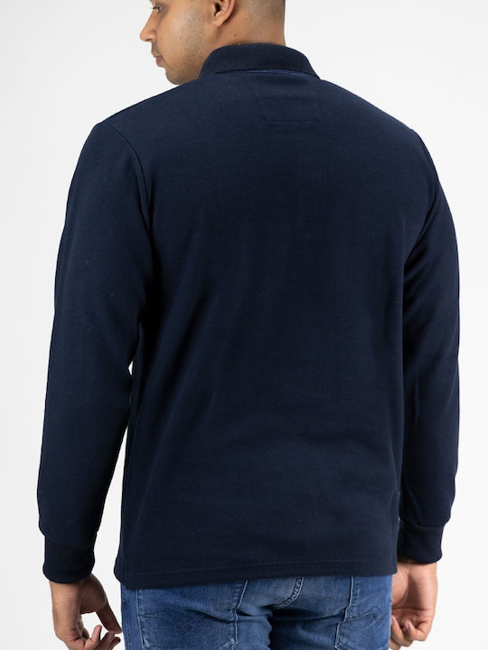 Polo Long Sleeve Blouse Blue