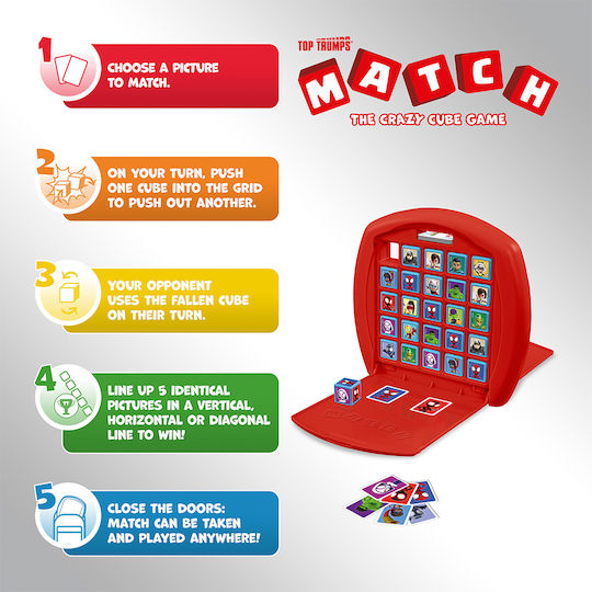 Настолна игра Top Trumps Match Spidey and His Amazing Friends за 2 играчи 4+ години (EN) Winning Moves