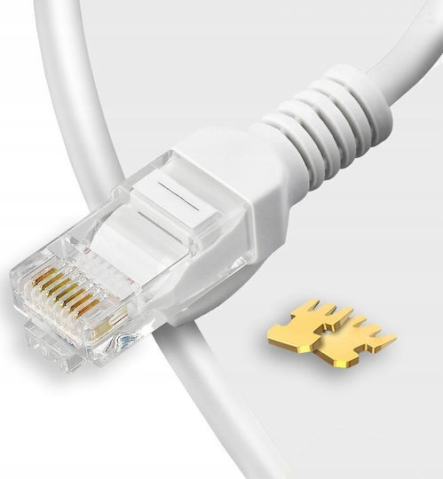 Lexton U/UTP Cat.5e Ethernet Network Cable 0.5m Gray