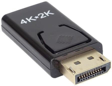 PremiumCord Μετατροπέας DisplayPort / HDMI male σε DisplayPort / HDMI female Χρυσό 1τμχ