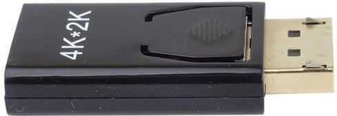 PremiumCord Μετατροπέας DisplayPort / HDMI male σε DisplayPort / HDMI female Χρυσό 1τμχ