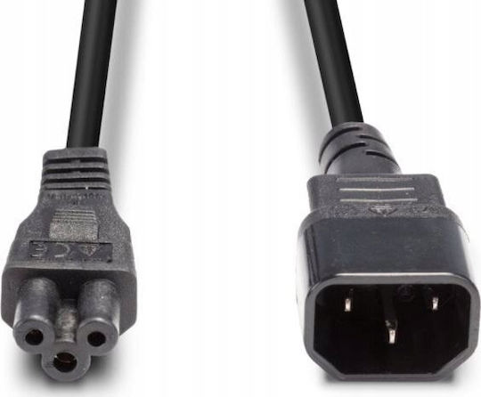 Lindy Lindy IEC C14 / IEC C5 - IEC C14 / IEC C5 Cable 5m Γκρι
