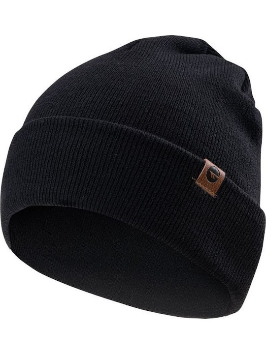 Mabo Beanie Ανδρικός Σκούφος Πλεκτός σε Μαύρο χρώμα