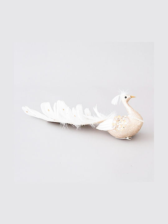 Eurolamp Christmas Plastic Figure Swan White Length 52cm