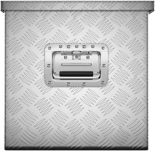 Aluminium-Werkzeugtransportkiste mit Schlüsselschloss 150 L 124 x 38,5 x 38,5 cm