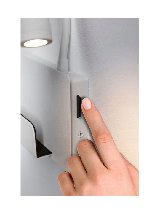 Lamp Wall Socket with Integrated LED and Warm White Light