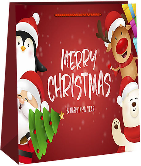 XMASfest Christmas Bag for Gift 23x8x17cm.