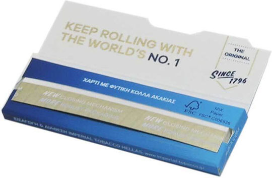 Rizla Thin Blue Foițe de Țigări Rulate Slim 50 foi 1buc