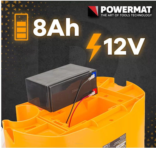 Semănătoare electrică cu baterie Pm-sak-20t 20 L 12 V Powermat Pm1276