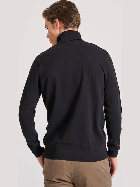 Langarm-Pullover Schwarz
