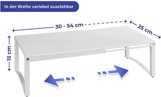 Maximex Ραφιέρα Ντουλαπιού Μεταλλική 54x25x15εκ. Λευκή