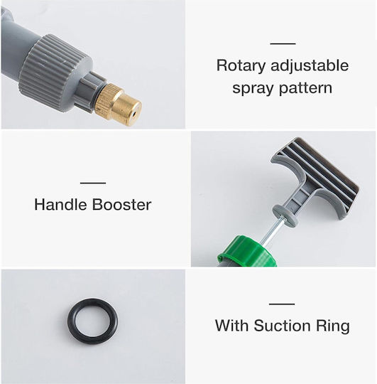 Adaptable Hand Spray Pump Pet Bottles Zola Plants Plastic Length 29 Cm Nozzle Diameter