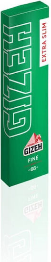 Gizeh Extra Slim Χαρτάκια Στριφτού Τσιγάρου Slim 66 φύλλα 1τμχ