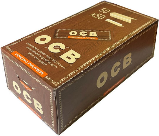 Ocb Virgin Листчета за свиване на цигари Стандартна 50 листове 1бр