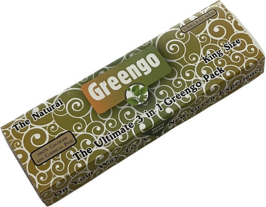 GreenGo King Size Zigarettenpapier Schlank King Size 33 Blätter 1Stück