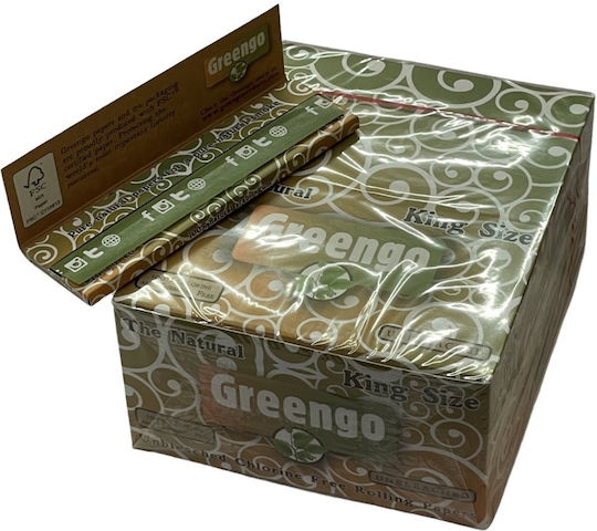 GreenGo King Size Zigarettenpapiere King Size 33 Blätter 50Stück