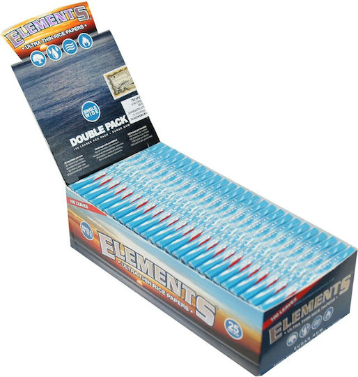 Elements Single Wide Double Cigarette Rolling Papers Double 100 sheets 1pcs