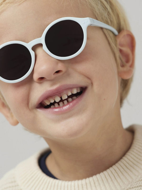 Izipizi Round Kids Sunglasses with Polarized Lens Sweet Blue for 3-5 Years