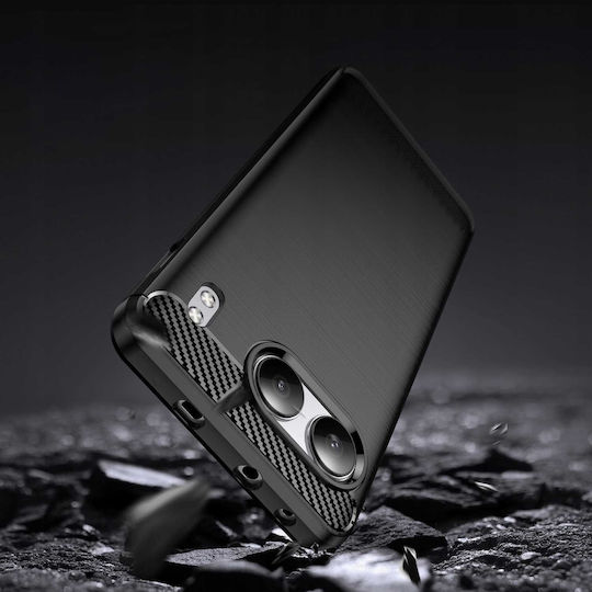 Spacecase Carbon Back Cover Silicone Black (OnePlus Nord 4)