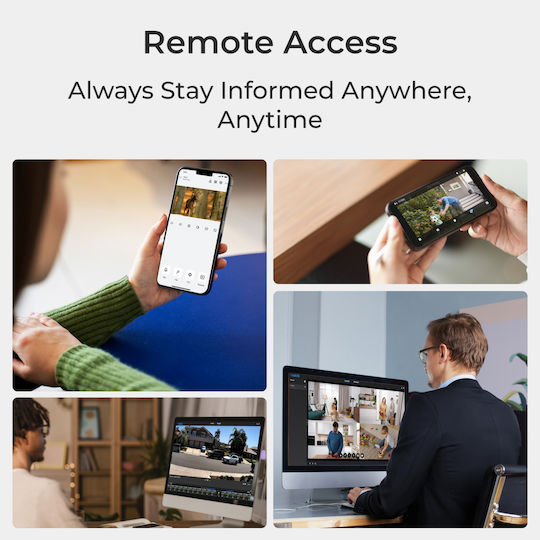 Reolink RDUO2SP2 IP Cameră de Supraveghere Wi-Fi Full HD+ 6MP Rezistentă la apă Pe baterii cu Comunicare Bidirecțională