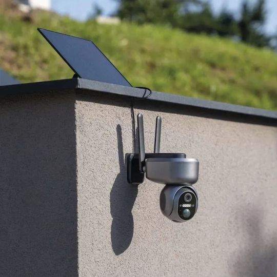 Emos EMS1085 IP Überwachungskamera Wasserdicht Batteriebetrieben Gray